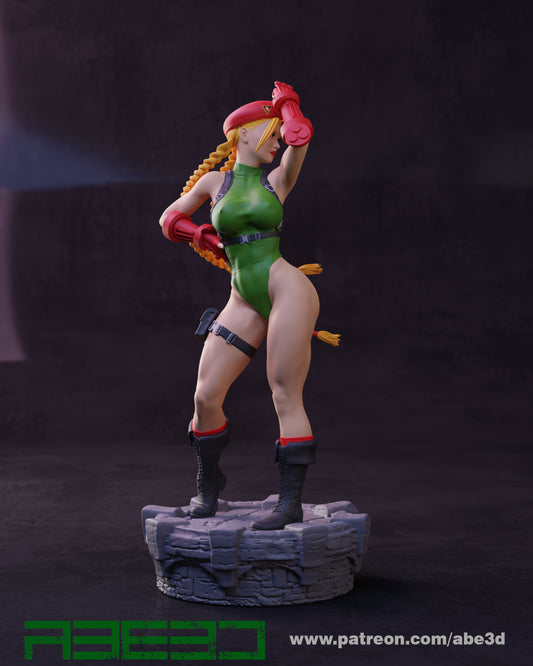 Cammy Traditional Resin Figure Handmade Hand Painted Collectible 1/4 1/6 Scale 16K