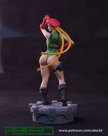 Cammy Traditional Resin Figure Handmade Hand Painted Collectible 1/4 1/6 Scale 16K