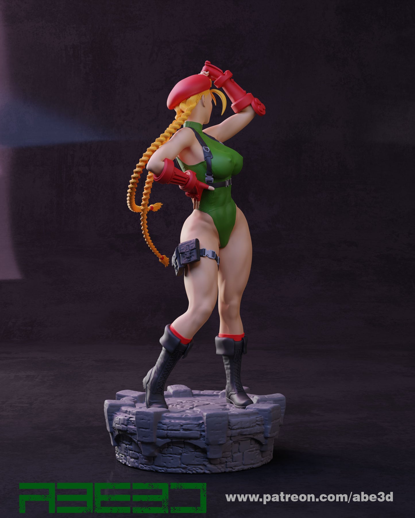 Cammy Traditional Resin Figure Handmade Hand Painted Collectible 1/4 1/6 Scale 16K