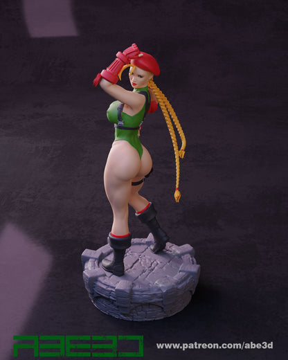 Cammy Traditional Resin Figure Handmade Hand Painted Collectible 1/4 1/6 Scale 16K