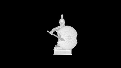 Greek Chess Pieces: Luxury Collector's Set - Unpainted