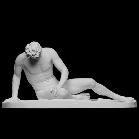Dying Gaul Statue – 12K Resin Artwork of Ancient Warrior in Defeat