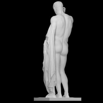 Marcellus as Hermes Logios – 12K Premium Resin Sculpture Inspired by Ancient Roman Portraits Combining Imperial and Divine Imagery