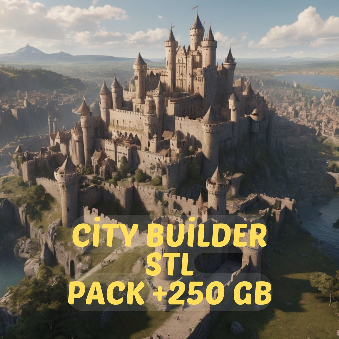 City Building Pack - Buildings, Castles, Lands and More