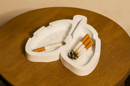 Quit Smoking Lung Ashtray | Stop Smoking Motivation Gift + Free E-book