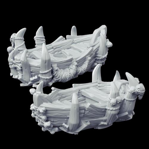 Zombie Pirate Boats Aquarium Ornament - Aquarium Decor - 12k Resin Quality x2boat