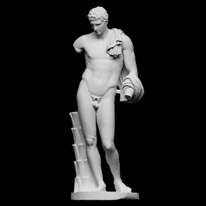12K Resin Hermes Belvedere – Classical Sculpture Inspired by Roman and Greek Art