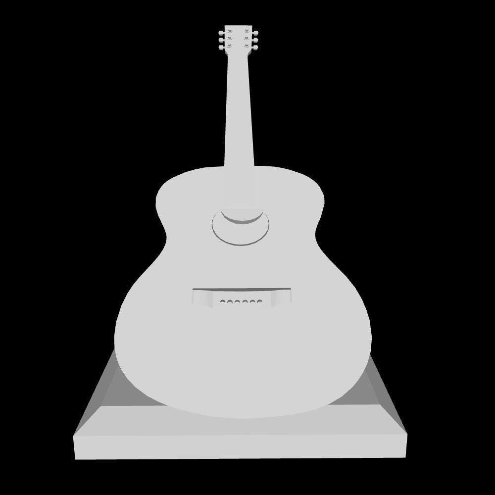 Guitar Birdhouse STL File: 3D Printer Digital Download