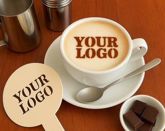 Custom Coffee Stencil: Personalized Latte Art Template for Baristas
