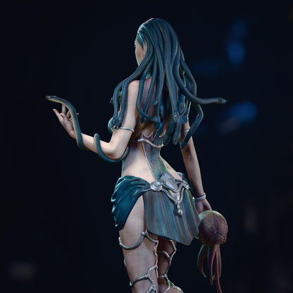 Medusa Mythology Model: 12K Resin Figure, Unpainted GK Kit