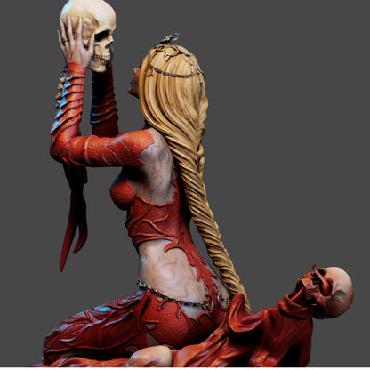 Crimson Dagger Mistress | 12K Resin Print | Femme Fatale Fantasy Figure | Unassembled / Painted GK Kit