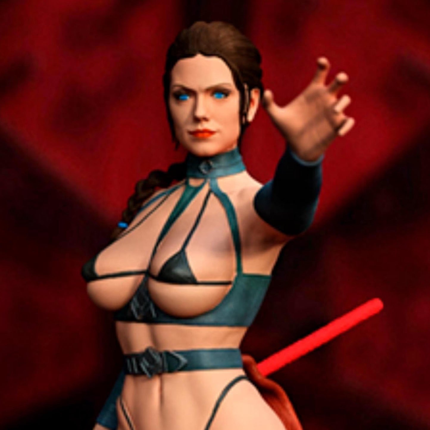 Dark Enchantress Warrior Resin Figure – 12K High Detail – Unpainted / Painted – Fantasy Model Kit