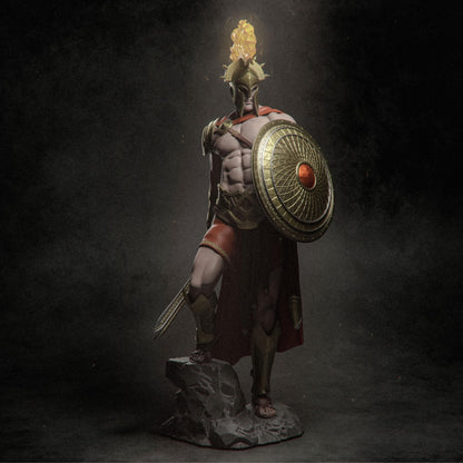 Ares Greek God Figure: 12K Resin Print, Unpainted/Painted CA3D Fan Art