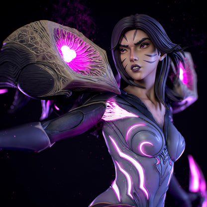 Void Huntress Resin Figure – 12K High Detail – Unpainted / Painted – Fantasy Model Kit