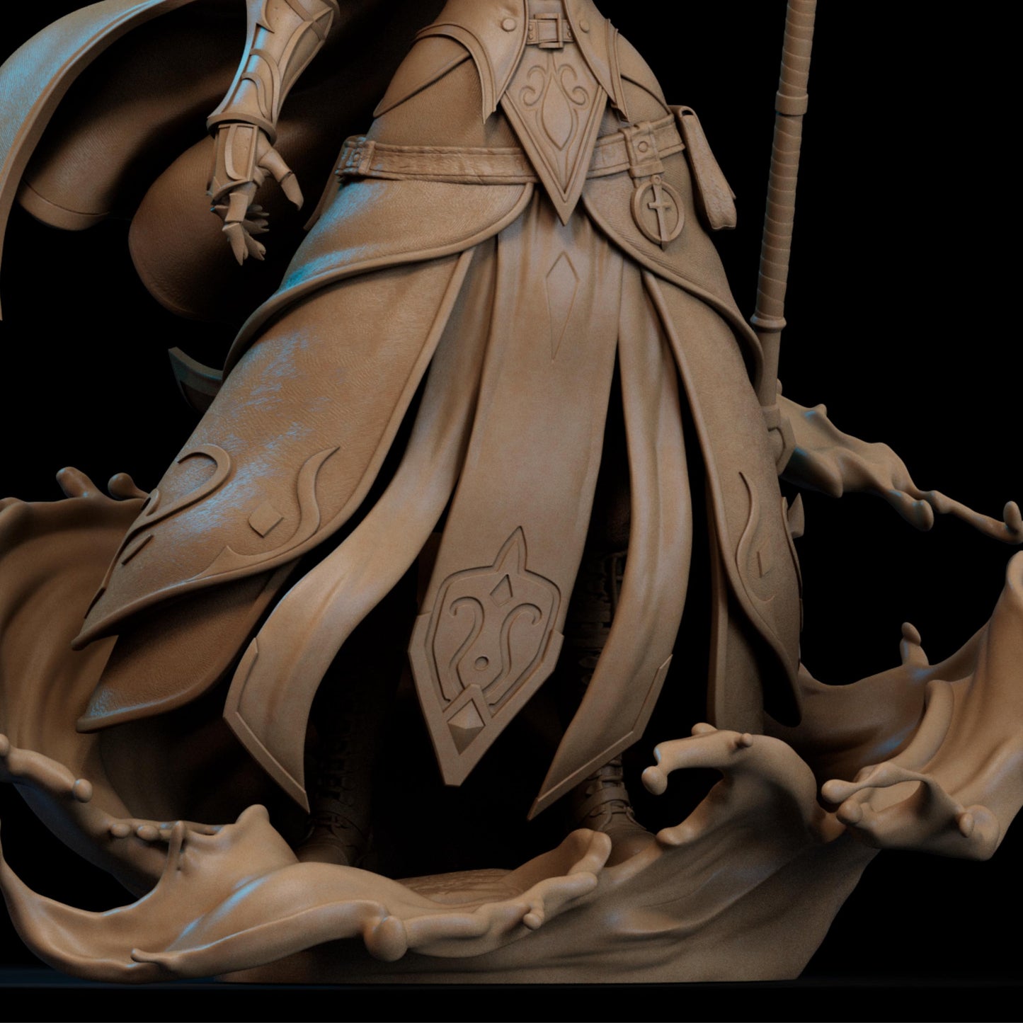 Frostveil Sorceress | 12K Resin Print |NSFW Femme Fatale Fantasy Figure | Unassembled / Painted GK Kit