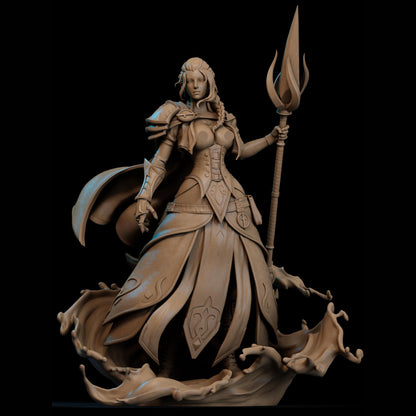 Frostveil Sorceress | 12K Resin Print |NSFW Femme Fatale Fantasy Figure | Unassembled / Painted GK Kit