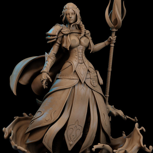 Frostveil Sorceress | 12K Resin Print |NSFW Femme Fatale Fantasy Figure | Unassembled / Painted GK Kit