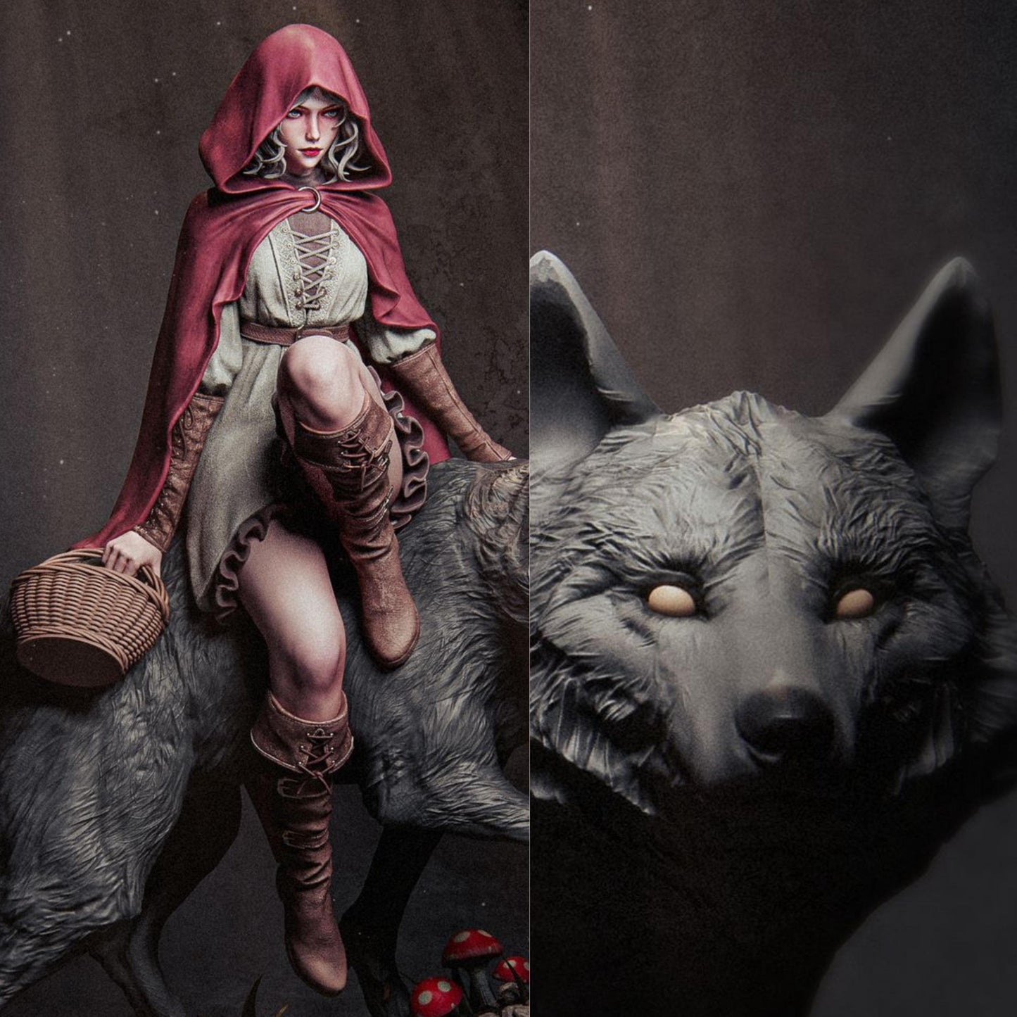 Wolfbane 12K Resin Figure: Femme Fatale Fan Art