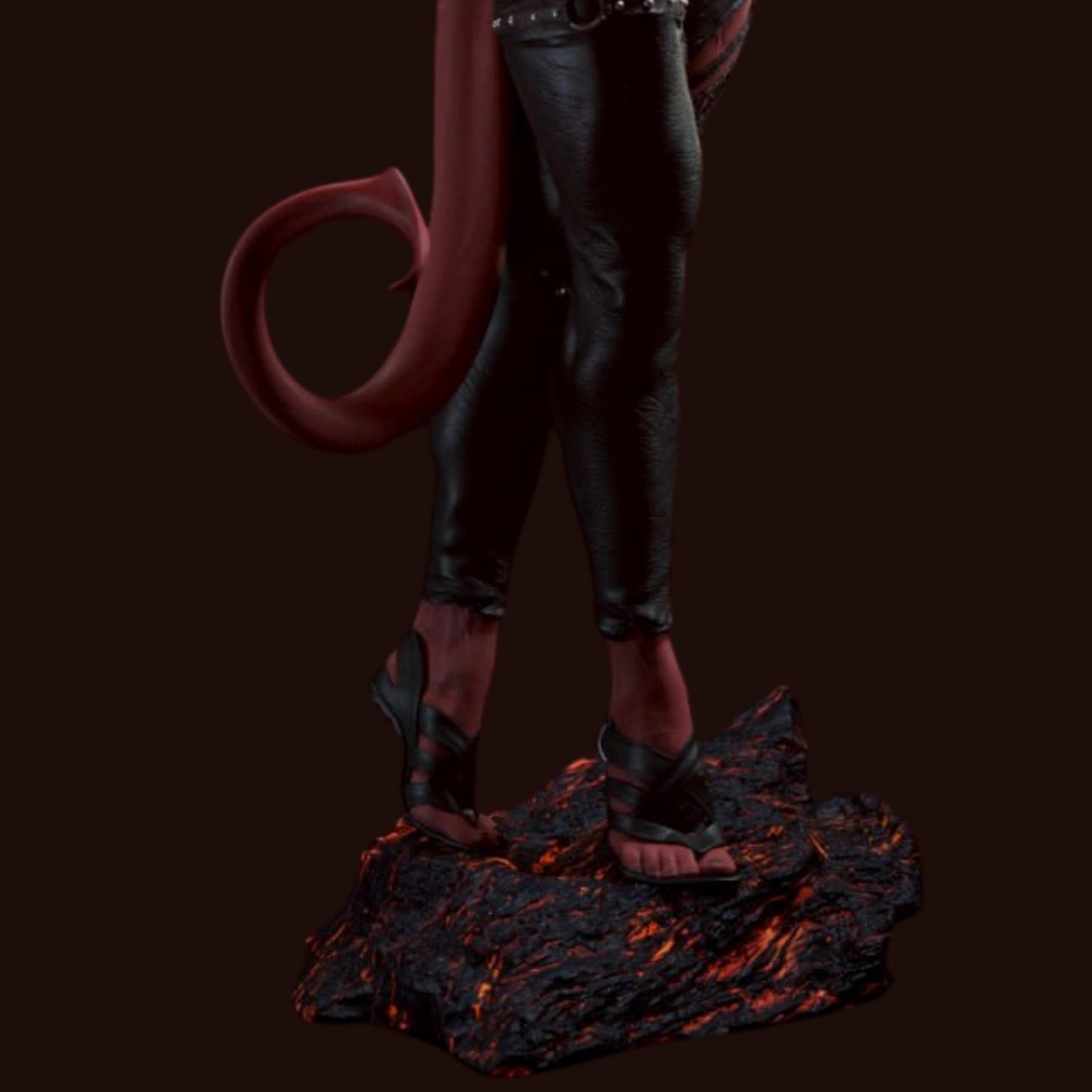 Infernal Battle Maiden | 12K Resin Print | Tiefling Barbarian Fantasy Figure | Unassembled / Painted GK Kit