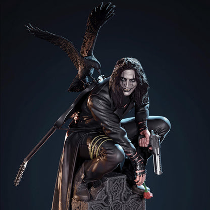 Dark Avenger Resin Figure – 12K High Detail – Unpainted / Painted – Gothic Fantasy Collectible Kit