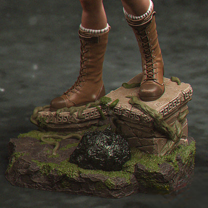 Emerald Tomb Huntress | 12K Resin Print | Femme Fatale Fantasy Figure | Unassembled / Painted GK Kit
