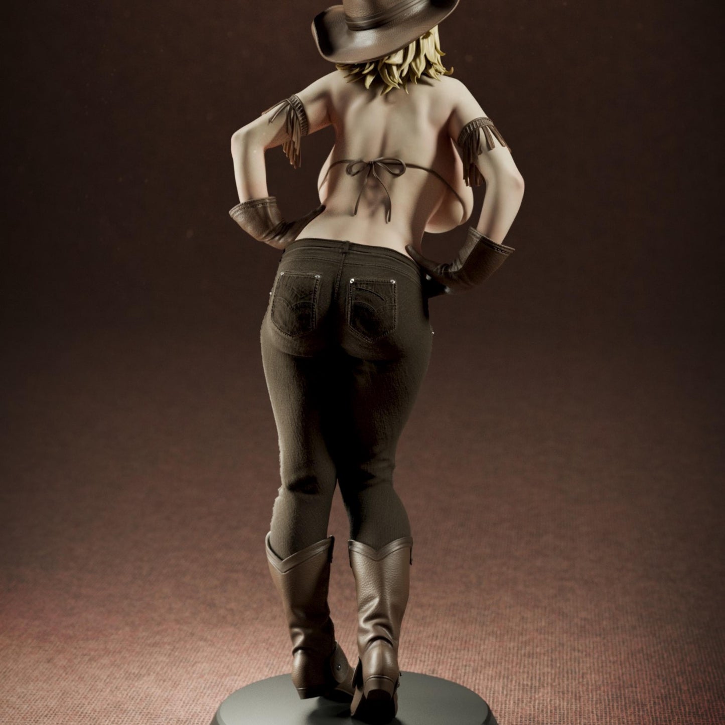 Strong Femme Fighter Resin Figure – 12K High Detail – Unpainted / Painted – Fantasy Model Kit