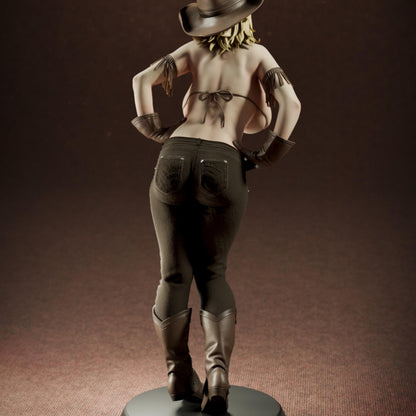 Strong Femme Fighter Resin Figure – 12K High Detail – Unpainted / Painted – Fantasy Model Kit