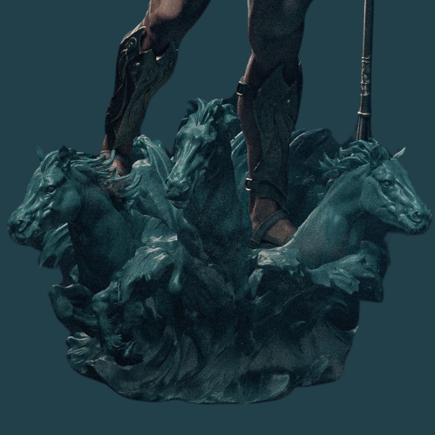 Poseidon Figure: 3D Printed Greek Mythology Model, 12K Resin Fan Art