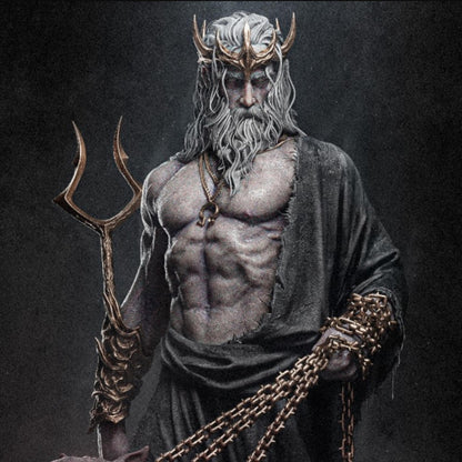 Hades Greek Mythology Model: 12k Resin 3D Printed Sculpture