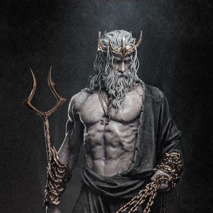 Hades Greek Mythology Model: 12k Resin 3D Printed Sculpture