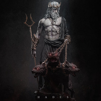 Hades Greek Mythology Model: 12k Resin 3D Printed Sculpture
