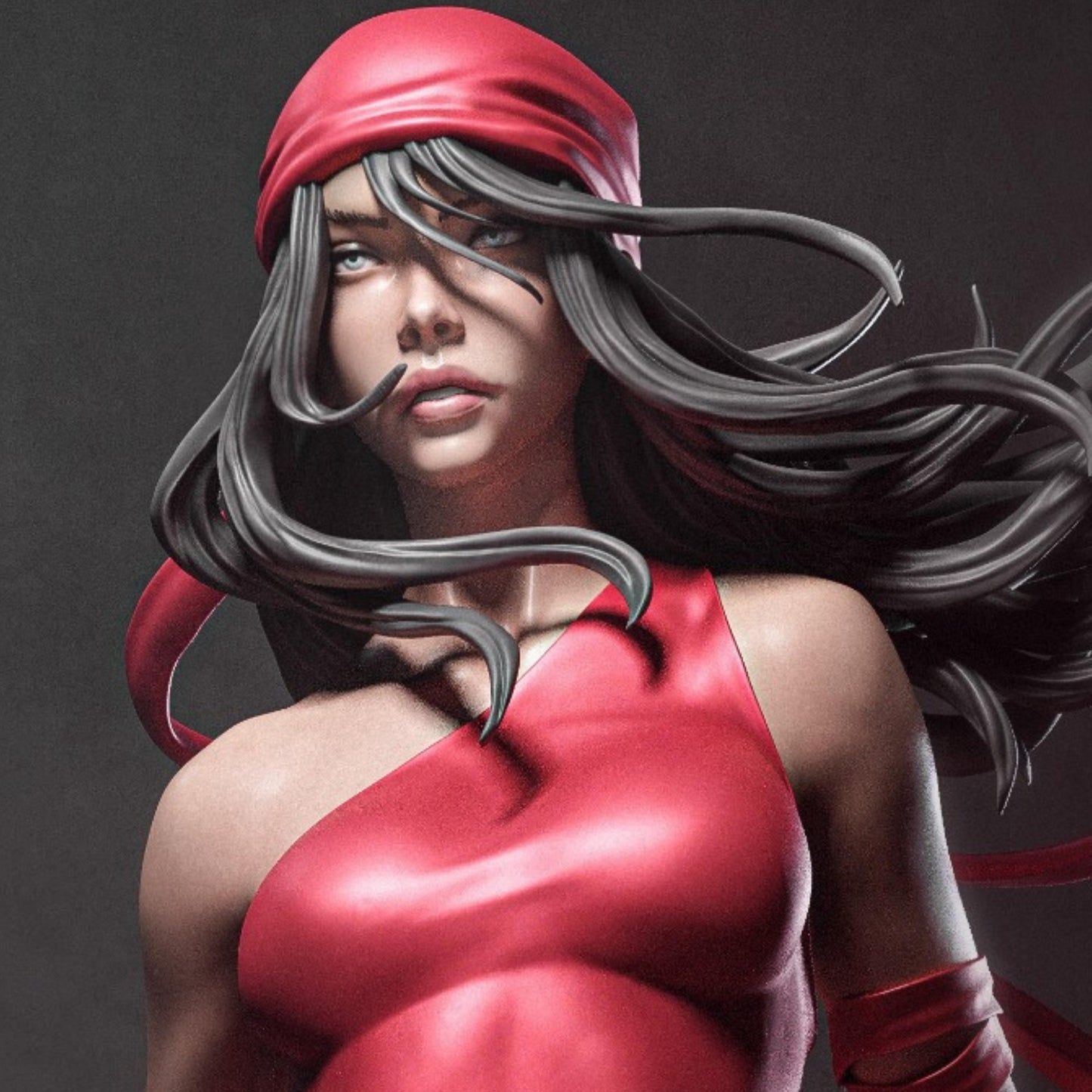 Scarlet Blade Assassin | 12K Resin Print | Femme Fatale Fantasy Figure | Unassembled / Painted GK Kit