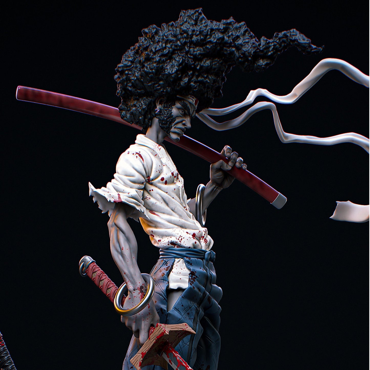 Ronin Warrior Resin Figure – 12K High Detail – Unpainted / Painted – Samurai Fantasy Kit