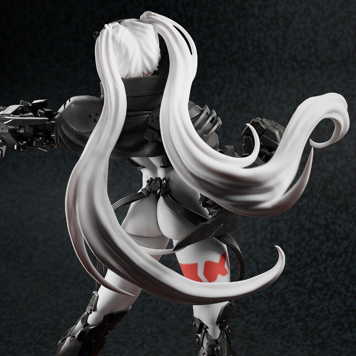 Iron Vixen Smasher | 12K Resin Print | Femme Fatale Fantasy Figure | Unassembled / Painted GK Kit