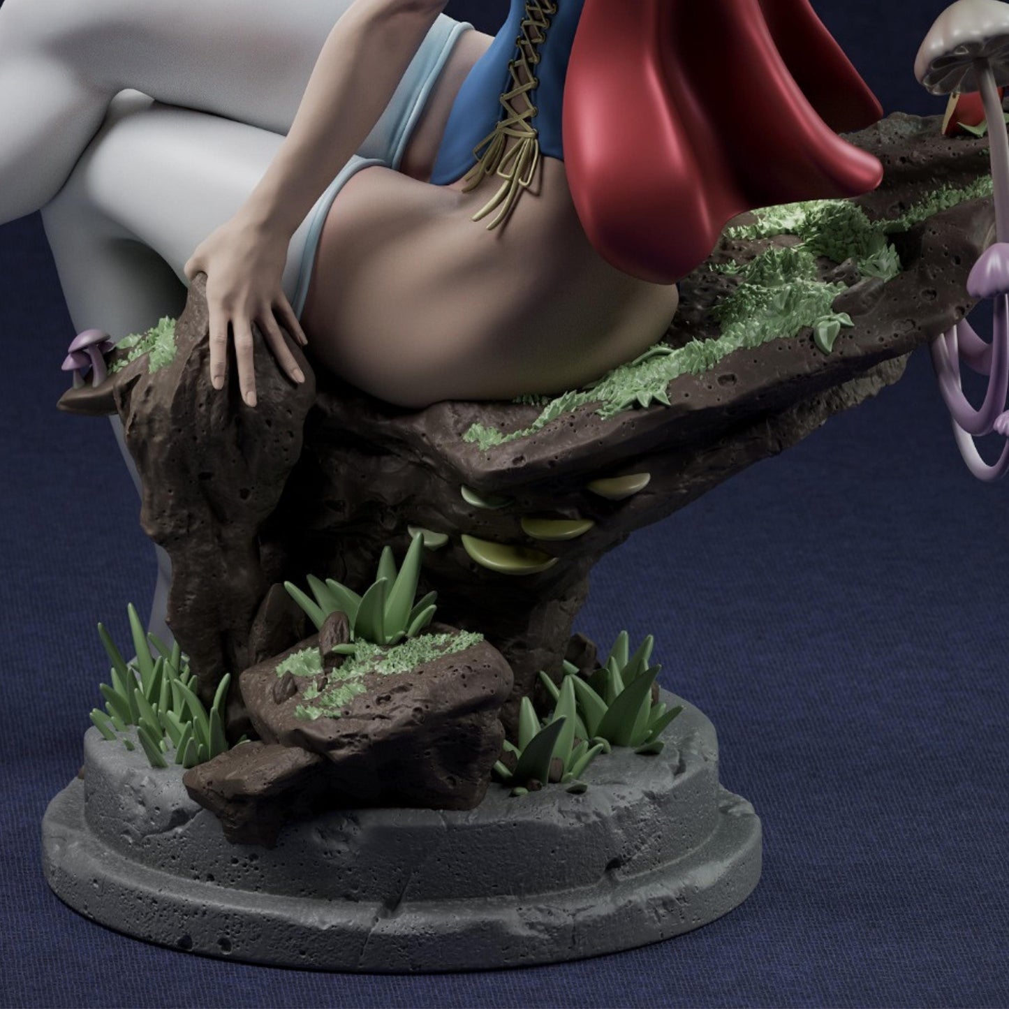 Ivory Rose Enchantress | 12K Resin Print | Femme Fatale Fantasy Figure | Unassembled / Unpainted GK Kit