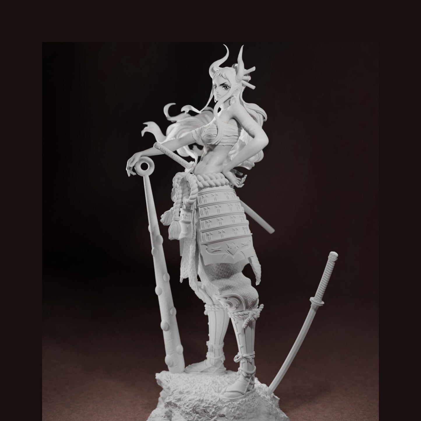 Blade Mistress Samurai Resin Figure – 12K High Detail – Unpainted / Painted – Fantasy Collectible Kit
