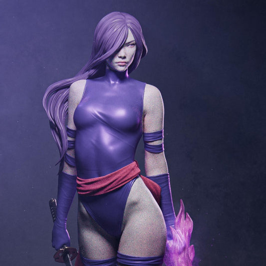 Shadow Samurai Woman Resin Figure – 12K High Detail – Unpainted / Painted – Fantasy Collectible Kit