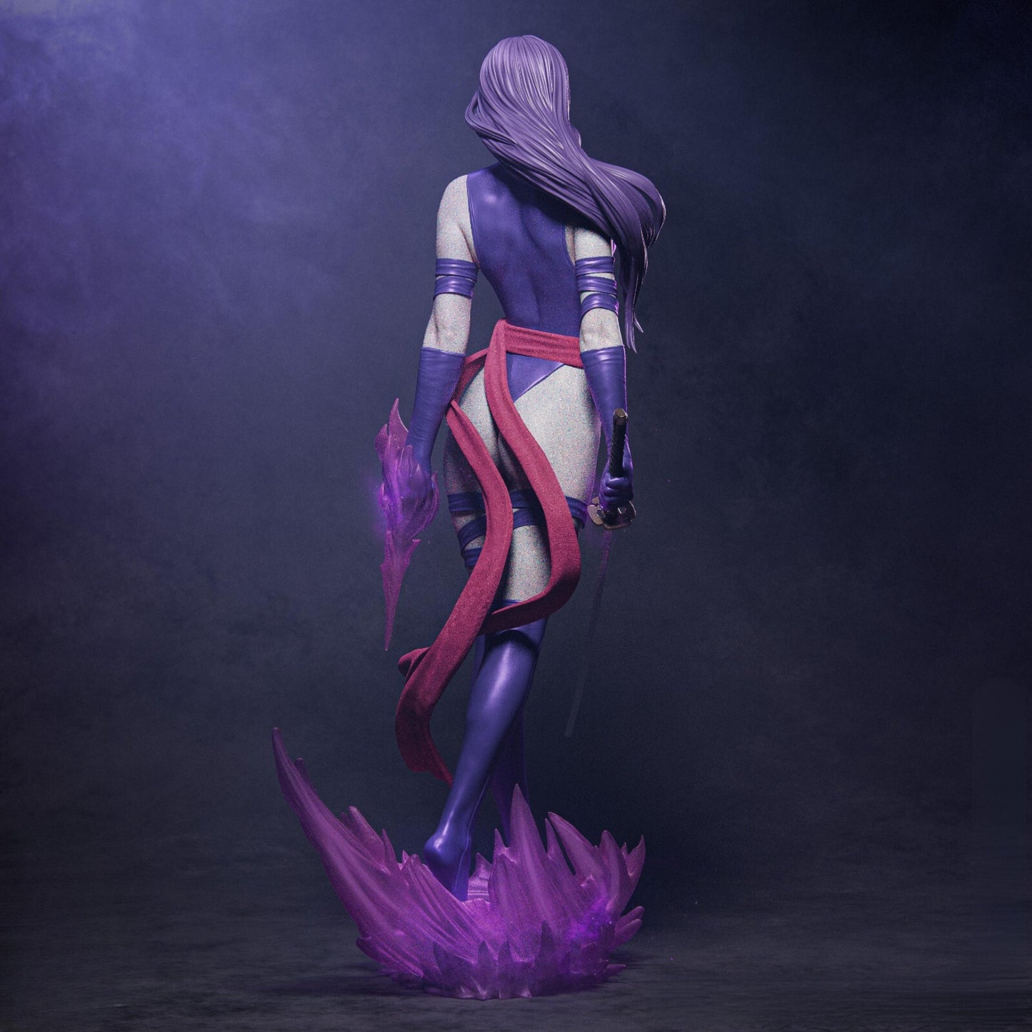 Shadow Samurai Woman Resin Figure – 12K High Detail – Unpainted / Painted – Fantasy Collectible Kit