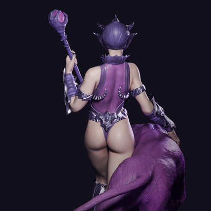 Mystic Femme Fatale Resin Figure – 12K High Detail – Unpainted / Painted – Fantasy Model Kit