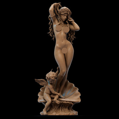 Aphrodite 12K Resin Figure: Femme Fatale Fan Art (Unassembled/Painted)