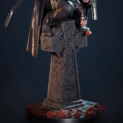 Dark Avenger Resin Figure – 12K High Detail – Unpainted / Painted – Gothic Fantasy Collectible Kit