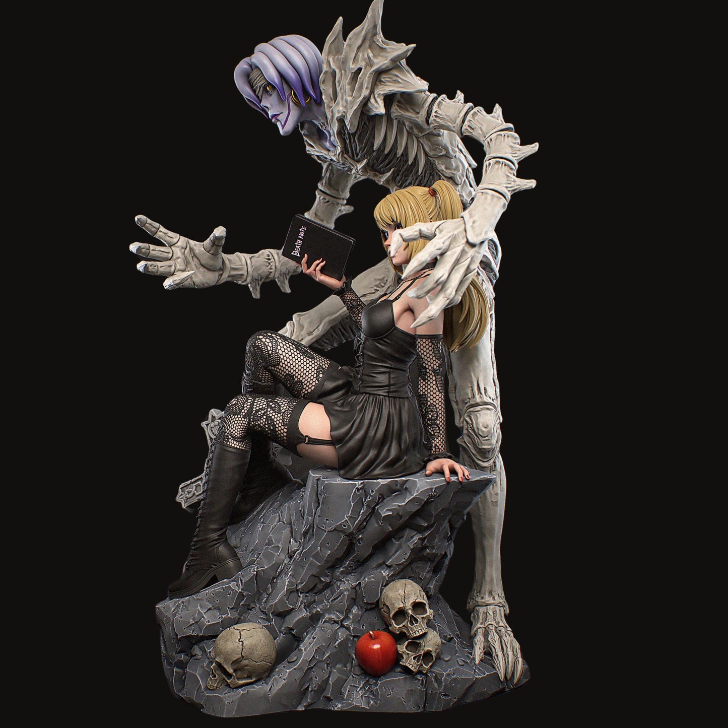 Dark Femme Resin Figure – 12K High Detail – Unpainted / Painted – Fantasy Collectible Kit