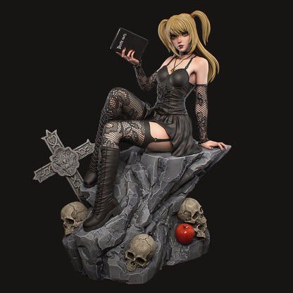 Dark Femme Resin Figure – 12K High Detail – Unpainted / Painted – Fantasy Collectible Kit