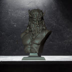 Hades Bust: 12K Resin Mythology Character, Unpainted Miniature (Fan Art)
