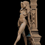 Sexy Femme Fatale Resin Statue – 12K High Detail – Unassembled / Painted GK Kit