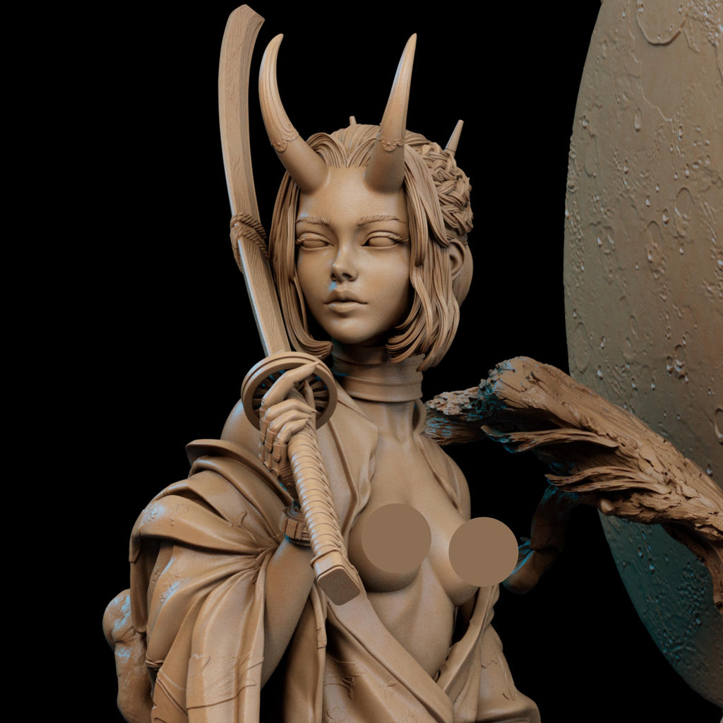 Crimson Sexy Femme Fatale Resin Figure – 12K High Detail – Unassembled / Painted GK Kit