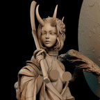 Crimson Sexy Femme Fatale Resin Figure – 12K High Detail – Unassembled / Painted GK Kit