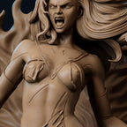Eternal Flame Femme Resin Figure – 12K High Detail – Unassembled / Painted GK Kit