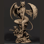 Nocturna Femme Resin Figure – 12K High Detail – Unassembled / Painted Fantasy GK Kit