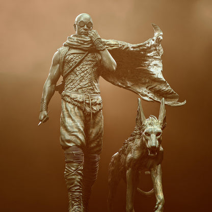 Galactic Warrior Resin Figure – 12K High Detail – Unpainted / Painted – Sci-Fi Collectible Kit